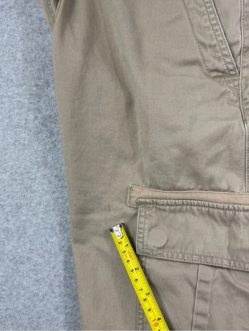 Quiksilver Khaki Tan Cargo Cotton Shorts Casual Utility Men’s Size 36